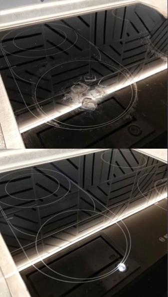 Полировка варочной плиты