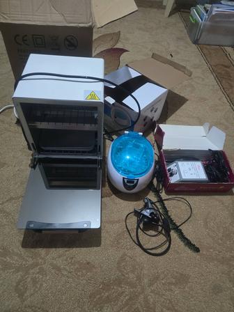 Аппарат для маникюра, Sanitizing box, Ultrasonic cleaner, ультрафиолетовая