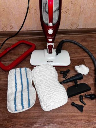 Пароочиститель Kitfort KT-1005-2 красный