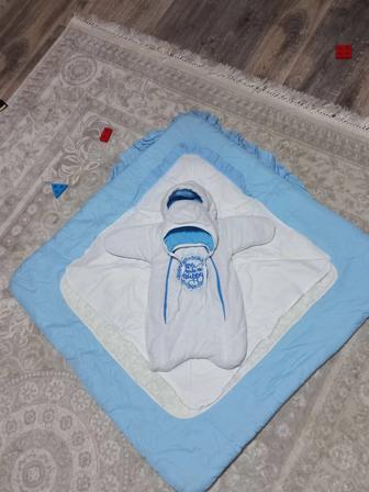 Зимний конверт на выписку