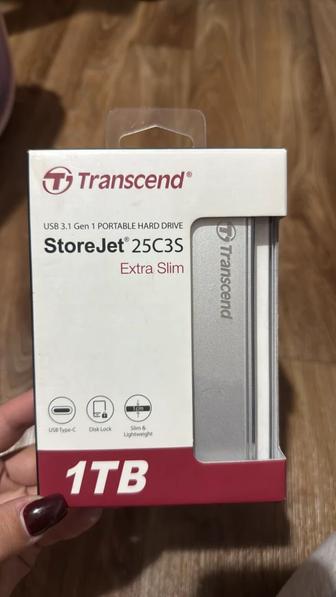 Продам портативный хард диск Transcend StoreJet 25M3S 1 TB.