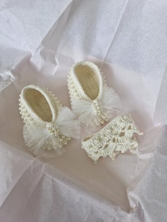 Комплект пинетки и корона