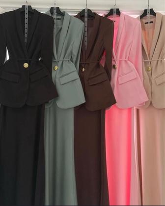 Костюм с юбкой двойка