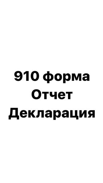 910 форма ОТЧЕТ ИП декларация