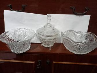 Продам хрустальные вазочки, по 2000т.тенге за каждую, в отличном состоянии