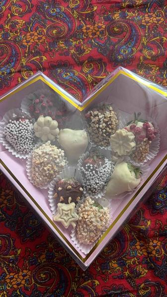 клубника шоколад