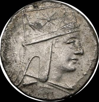 Тетрадрахма Тигран II 95-56г. до н.э