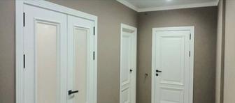 Установка дверей. Есік орнатамын