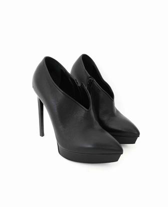 YSL Черные ботильоны на шпильке