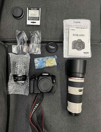 Canon EOS 6D объектив Canon 50mm f/1.8 STM аксессуары (полный комплект)