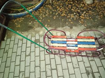 Санки для двоих с ручкой