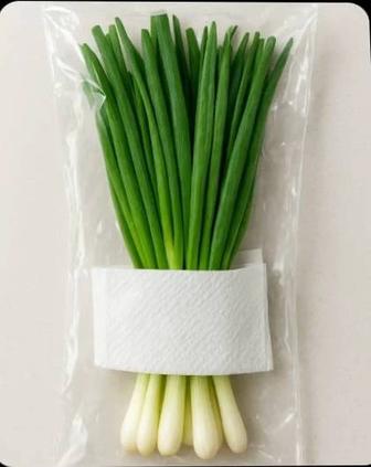 Зеленый лук сочный ароматный