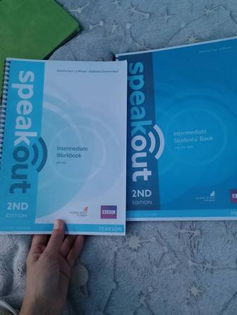 Speakout Intermediate 2nd Edition (Students Book Workbook) Новые!