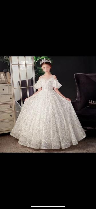 Детское платье длинное