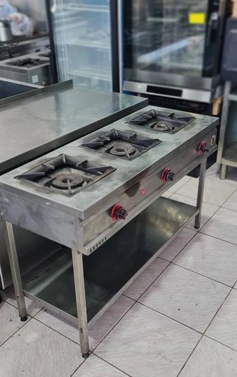 Профессиональная турецкая плита на 3 конфорки