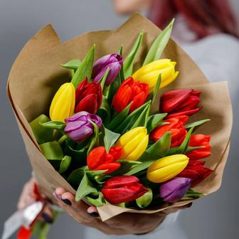 Доставка цветов Тюльпаны, розы и мн.другие