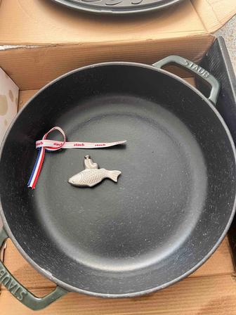 Сотейник 3.7 л, Staub France Chistera Basil чугун
