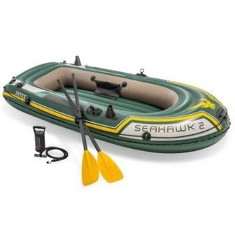Надувная лодка Intex Seahawk 2 Set 68347NP зеленый