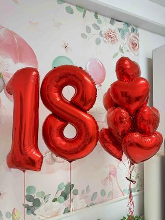 Гелиевые сердечки