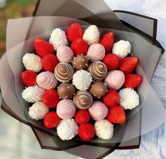 Букет из клубника в шоколаде