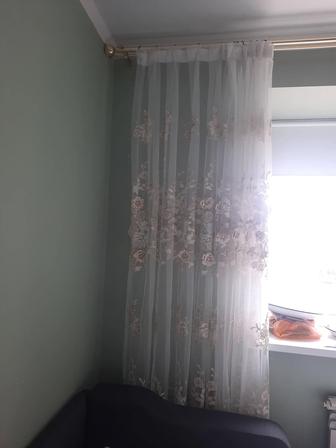 Тюль сетка 2 шт по 2.5 метра