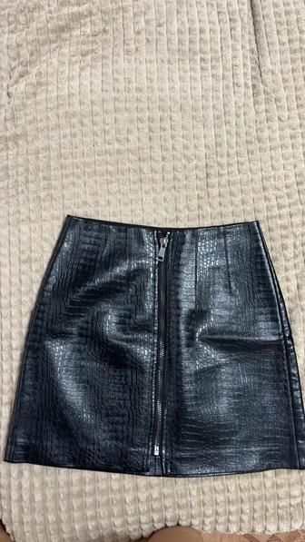 продается качественная кожаная юбка