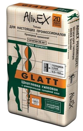 Гипсовая шпатлевка Alinex