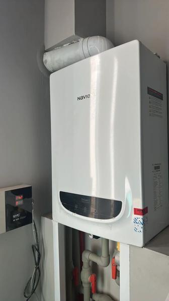 Сан технические работы, установка котлов.