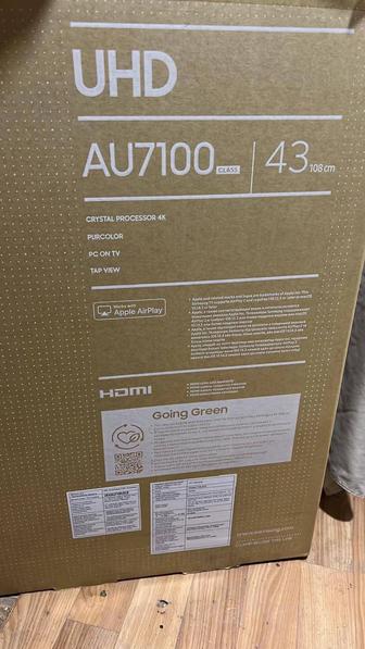 Телевизор Samsung AU7100 (43, 4K UHD)