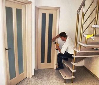 Установка дверей, услуги плотника