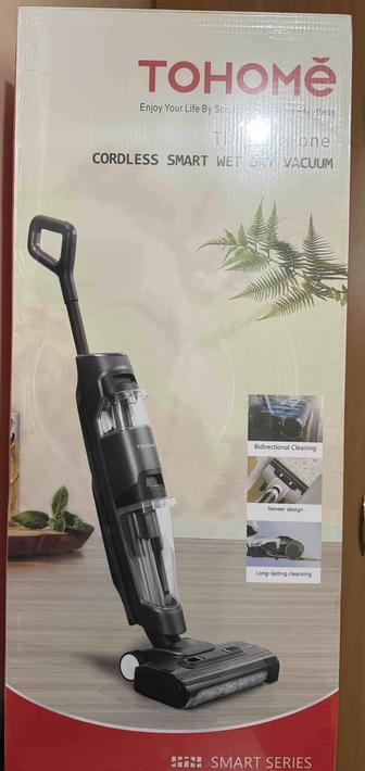 Беспроводной моющий пылесос TOHOM 3-в-1 (Wet Dry)