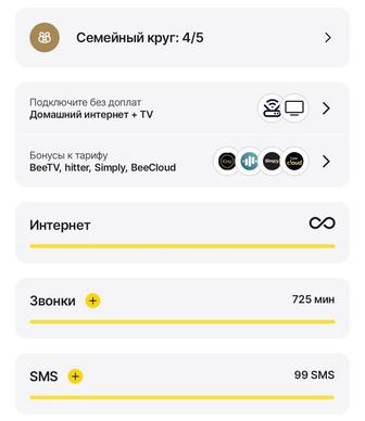 Тарифы планы