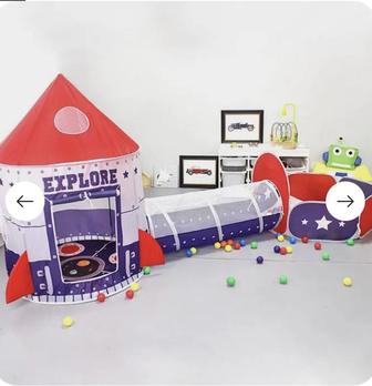 Игровая палатка и 200 шариков почти не пользовались