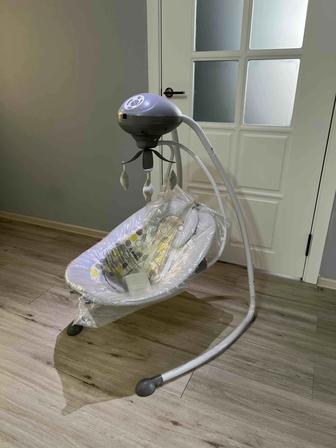 Шезлонг качалка детский новый