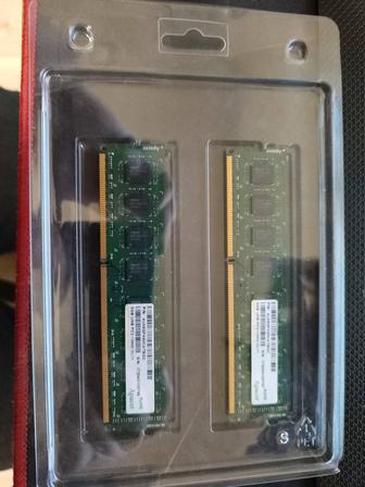 ОЗУ Apacer DDR3 8gb 1600MHz 2 штуки