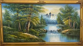 картина с изображением пейзажа