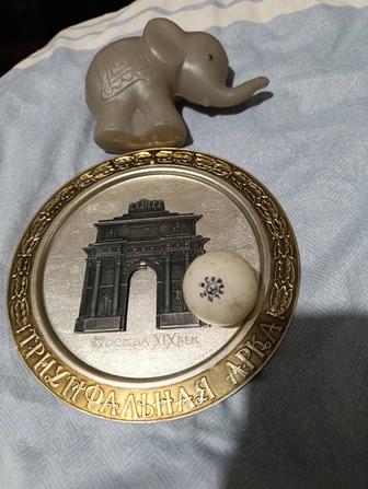 Тарелочка настенная сувенир из СССР винтаж ретро