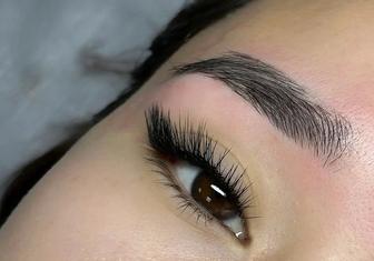Ламинация бровей и ресничек
