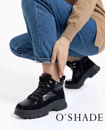 Продам ботинки OSHADE, Новые! Демисезонные, натуральная замша