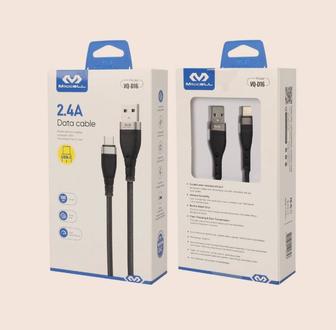 Кабель зарядки Miccell VQ-D16 For Type-C
