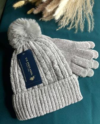 Набор шапка и перчатки