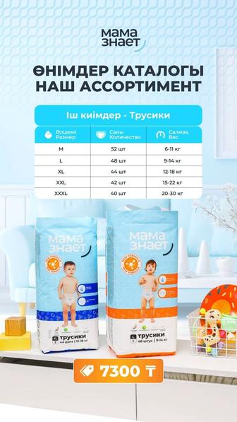 Подгузники/Трусики Мама знает
