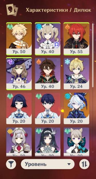 Продаётся аккаунт в Genshin Impact