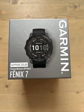 Garmin Fenix 7 Sapphire Solar Black DLC