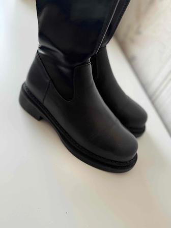 Продам сапоги чулки кожа