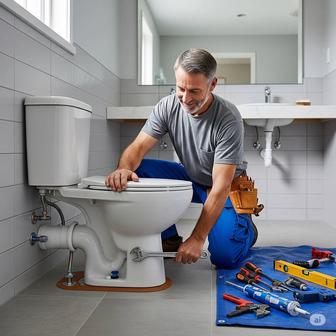 Ремонт и установка унитаза