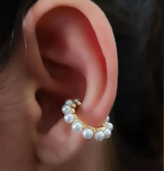 Кафф с жемчужинами