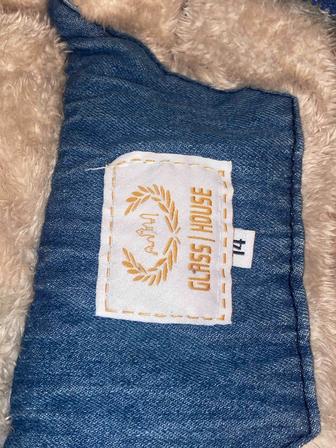 Продам зимнею куртку джинсовка