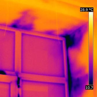 Экспертиза окон тепловизором