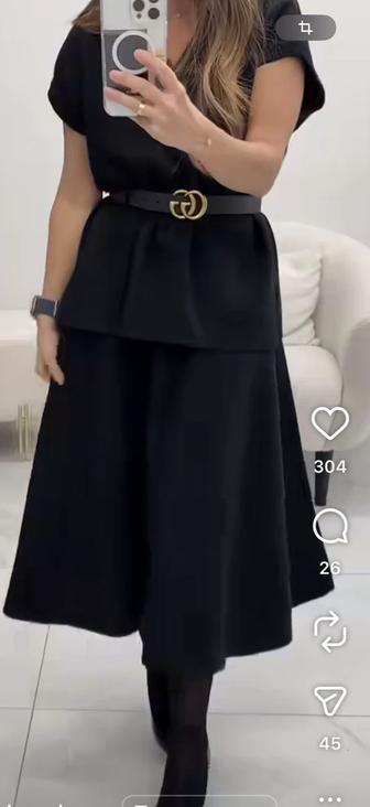 Женский костюм из трикотажа